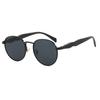 Trendy 2025 European-American Round Metal Sunglasses for Women - Street Style