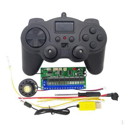 RC Auto 16kanálový 2,4GHz Dálkový ovladač Vestavěná baterie Díly pro DIY