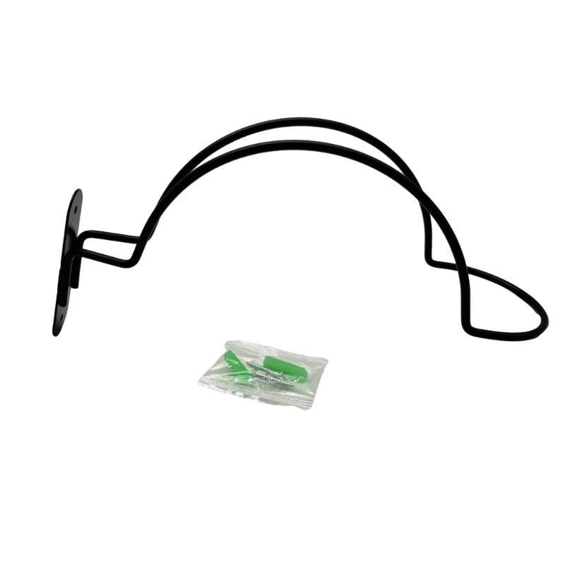 2Pcs Space Saving Wall Mounted Helmet Hanger iron Storage Shelf for Bike Sports Accessories