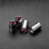 4pcs GT Badges Car Styling Wheel Tire Valve Stem Cap For BMW Mercedes Benz Ford Renault Kia Peugeot Volvo Honda Volkswagen Skoda