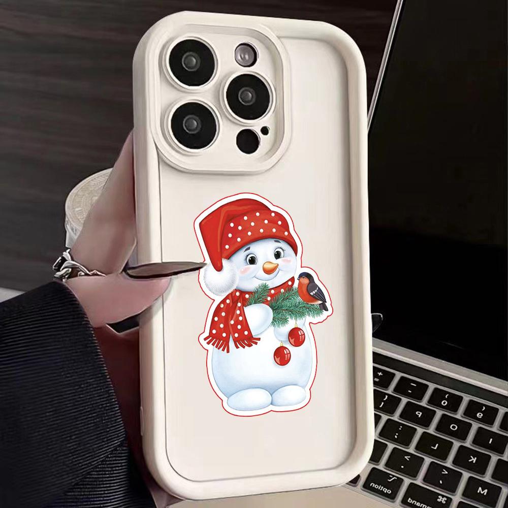 Ae120 Merry Christmas Santa Design Phone Cases for Xiaomi 14T 12 11 Lite 5G NE Redmi 13 14C 9C 9A A3 Note 12 Pro 11s Angel Eye Ladder Protective Cover