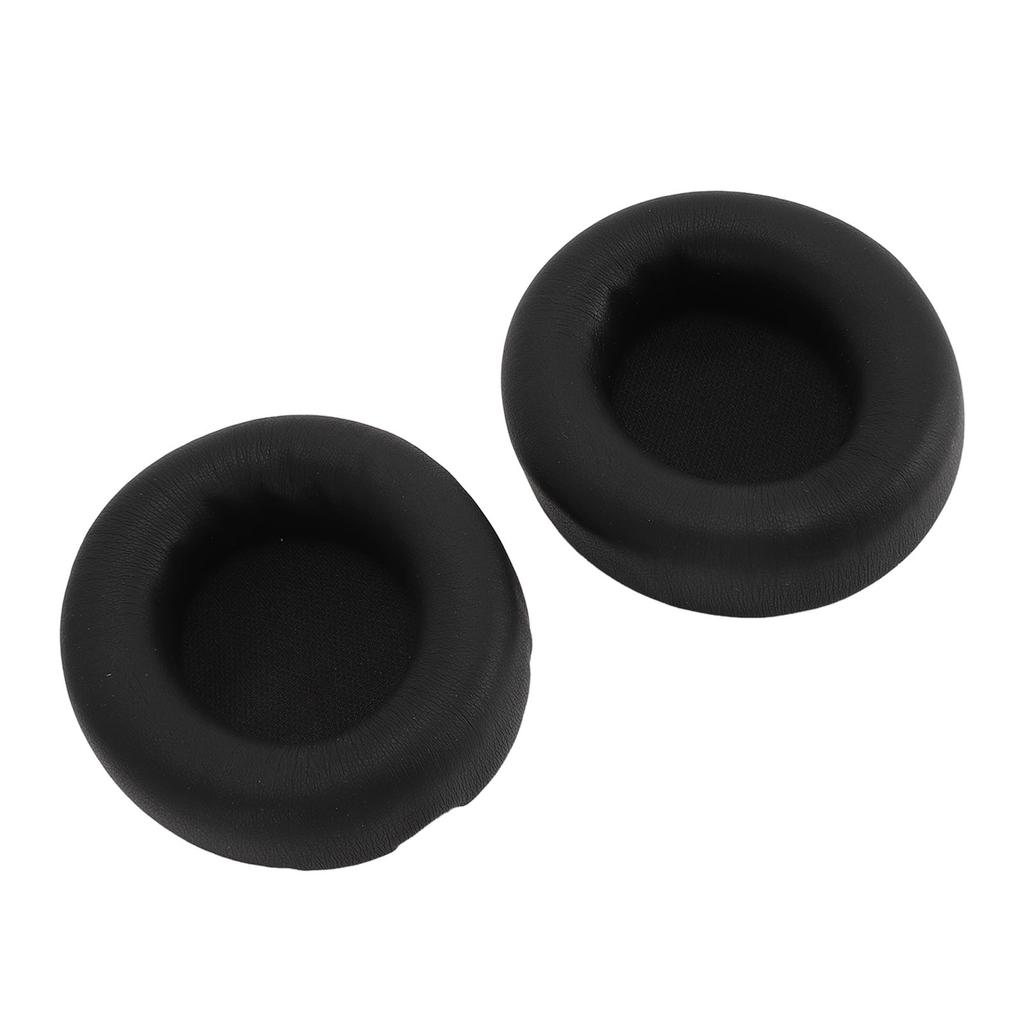 2PCS Headphone Ear Pads Soft Protein Leather High Density Memory Foam Replacement Ear Cushions