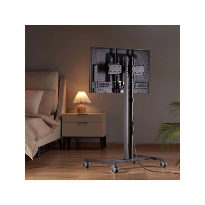 Floor Stand for Monitor/TV 32-55 AISENS FT55TE-213 Black