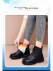 Women's Mid-Calf Winter Cotton Boots: Fleece-Lined, Thick-Soled, Non-Slip, Versatile, Comfortable, Fashionable, Available In Large Sizes.
