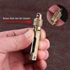 Portable Brass Mini Knife EDC Keychain Folding Knife Letter Unboxing Knife Outdoor Camping Multi-tool For Men Gift