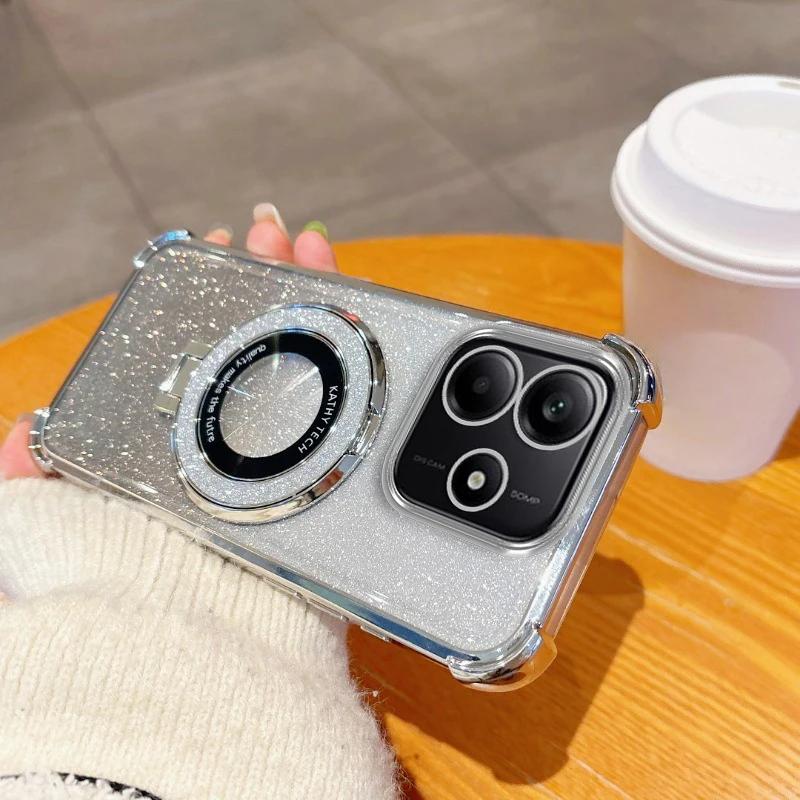 Luxus Glitzer Halterung Hülle Für Realme 14ProPlus 14Pro 13Pro 11 12 C30 C30S C31 C33 C35 C55 C61 C63 C53 Hülle Für 13ProPlus Hülle