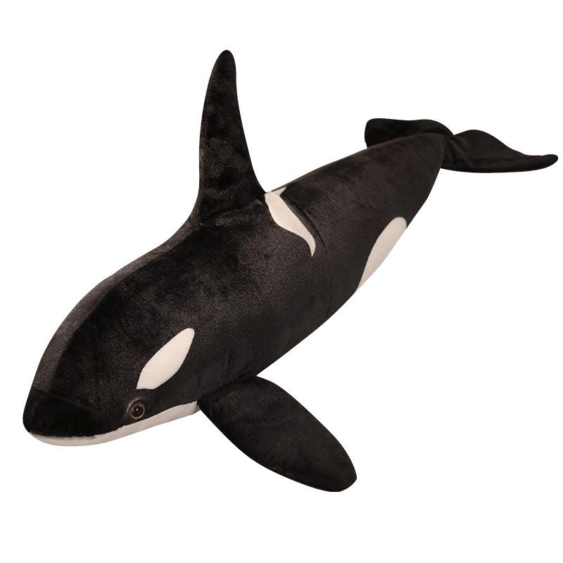 Simulated Killer Whale Doll Plush Toy Marine Life Humpback Whale Fish Doll Throw Pillow Rag Doll
