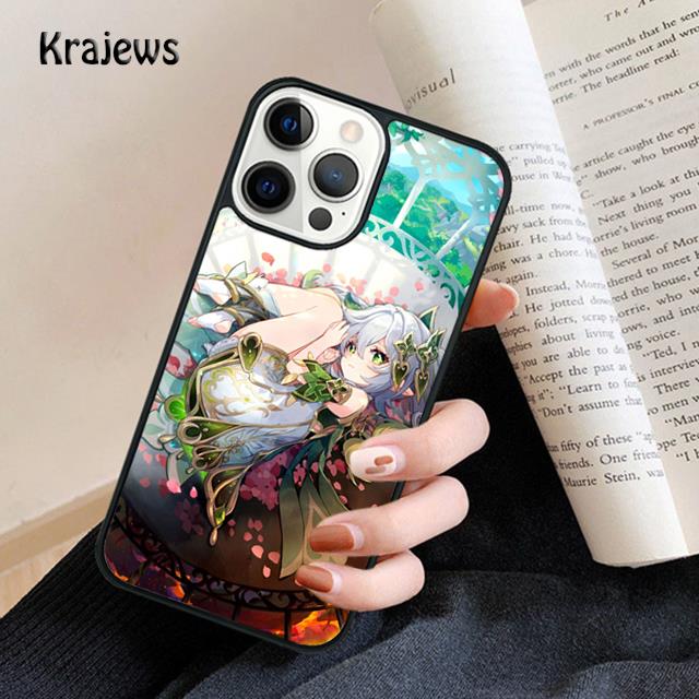 Nahida Genshin Impact Soft Phone Case For IPhone 18 17 Air 16 15 14 Max Plus 11 12 13 Pro Max Phone Cover Coque Fundas