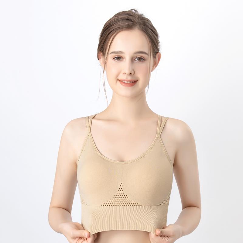 

Женское спортивное нижнее белье с красивой спиной, дышащая сетка, не стальное кольцо, регулируемое нижнее белье, анти-обвисающий бюстгальтер для йоги, сна и фитнеса