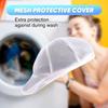 1/2Pcs Protector Holder Baseball Cap Washing Cage Polyester Baseball Hat Washer Hat Washing Cage Holder Frame Dishwasher