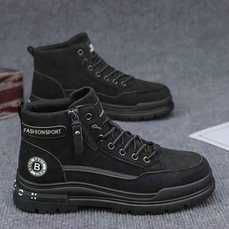 High-top Martin boots men s shoes autumn new breathable tooling shoes construction site work non-slip wear-resistant sports labor insurance shoes men 44 2500₽