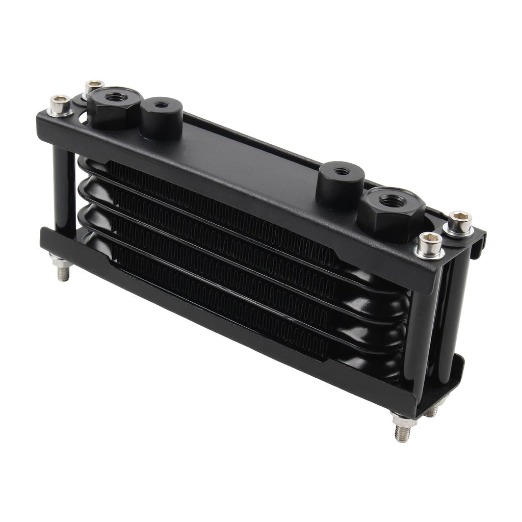 Motorcycle Oil Cooler Radiator 4 Row Engine Oil Cooling For Monkey 125cc-140cc Loncin ZongShen Moto Oil Cooler Accessories