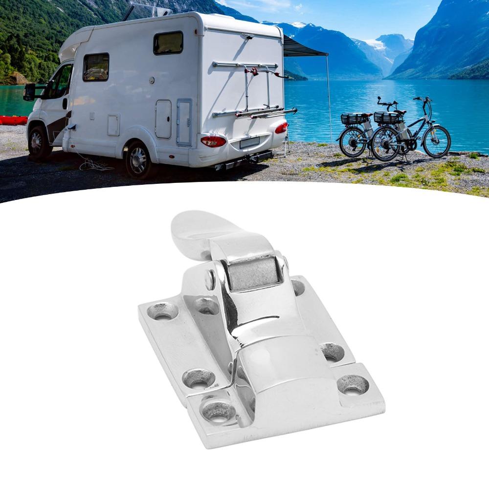48 X 38mm Marine Grade Door Latch Lockable Latch Clamp Twist Catch Latch Cabinet Door Latch RV