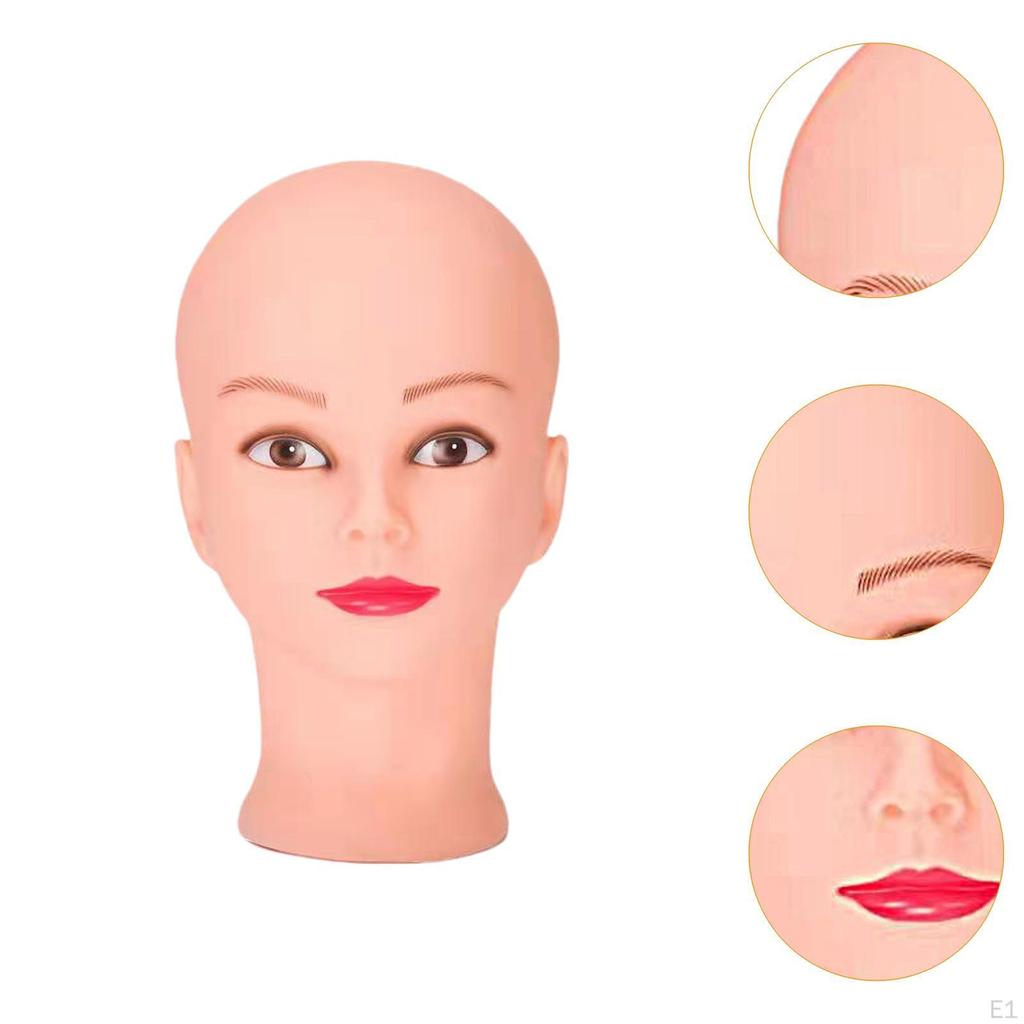 Mannequin Head Wig Display Head,Lightweight for Making Styling Cosmetology Training Manikin