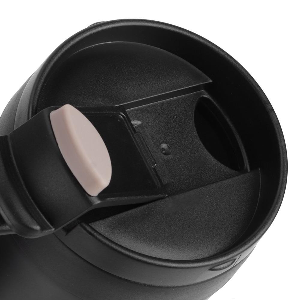 Rustless Steel Coffee Cup Leak Proof Lid Tumbler Durable Double Wall Coffee Cup Car Driving