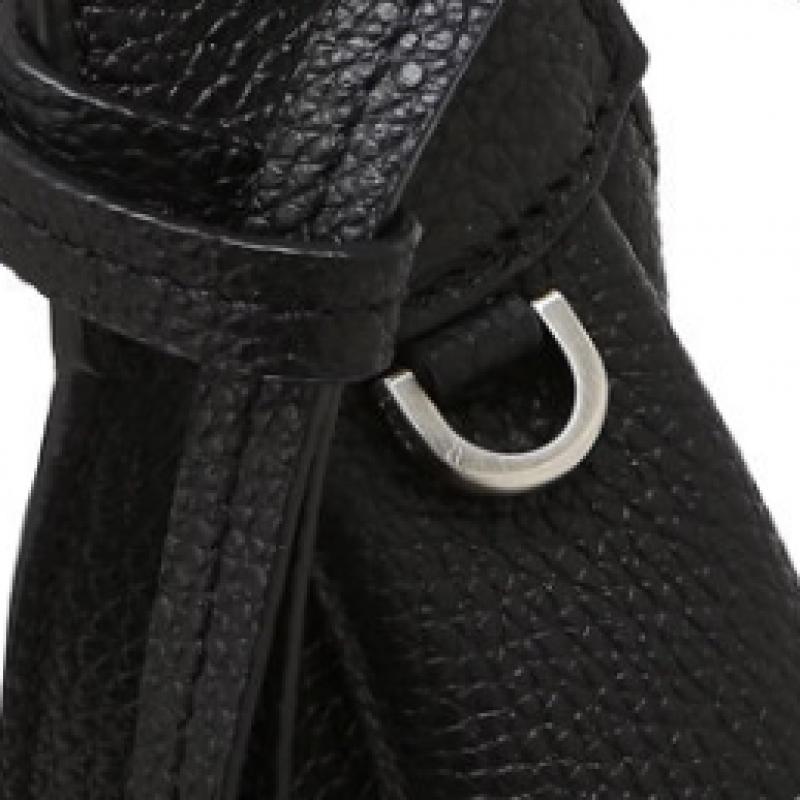 Daks Black Genuine Leather Soft Hobo Shoulder Bag Dcba6f100bk