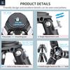 INNOREL Camera Carbon SLR 25KG Maximum Load 4 Stages Working Pipe Video Digital DV Compact Center Pole Bag Included Tripod N44 Tripod, Tripod,