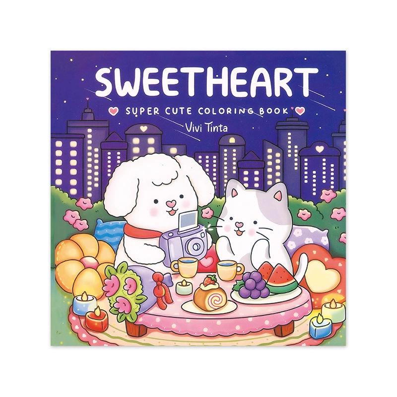 Strašidelně roztomilá omalovánka pro teenagery a dospělé: Čmárej a maluj