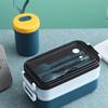 Portable Lunch Bento Box For School Kids Office Worker 3layers Microwae Heating Lunch Container Food Storage Box