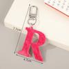 Simple Letters Keychain Backpack Pendant Keyring Bag Hanging Decoration Accessories Gift