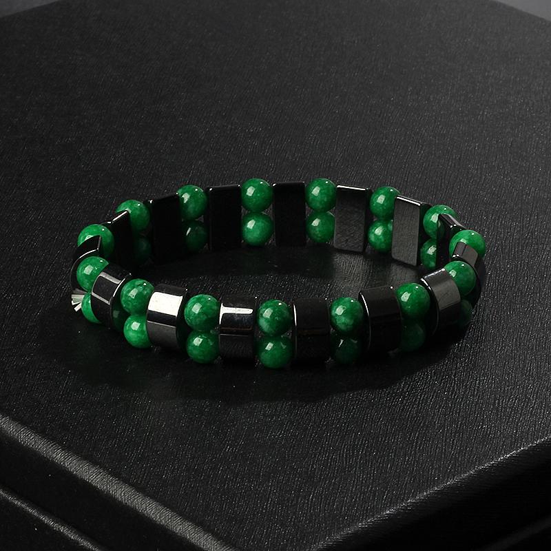 Fashion Wave Hematite Magnetic Bracelet Men Original Beaded Hematite Energy Bracelets for Women Positive Energy Jewelry Pulsera