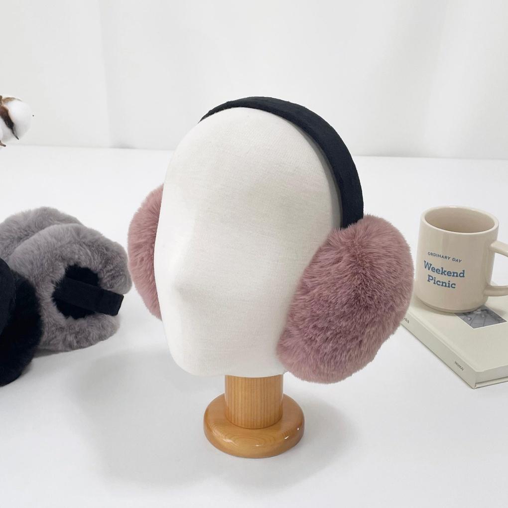 Women's and Men's Couple Daily Mink Fur Earmuff Hat