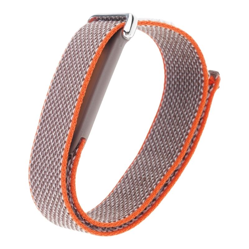 Nylon Watch Band Woven Texture Adjustable Loop Strap with Metal Hook Closure Replacement Wrist