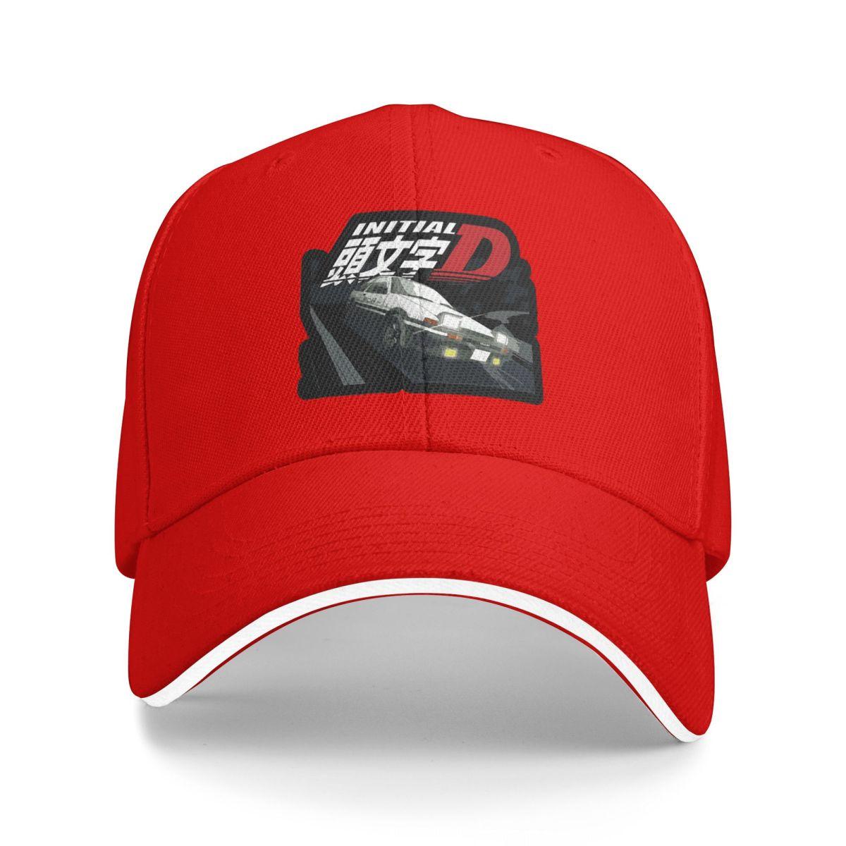 

Anime Drift AE86 Initial D Baseball Caps Snapback Baseball Hats Breathable Casual Casquette Outdoor for Men And Women One Size