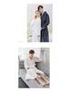 Unisex Thickened Flannel Bathrobe – Autumn/Winter Coral Fleece Pajamas, Plus Size