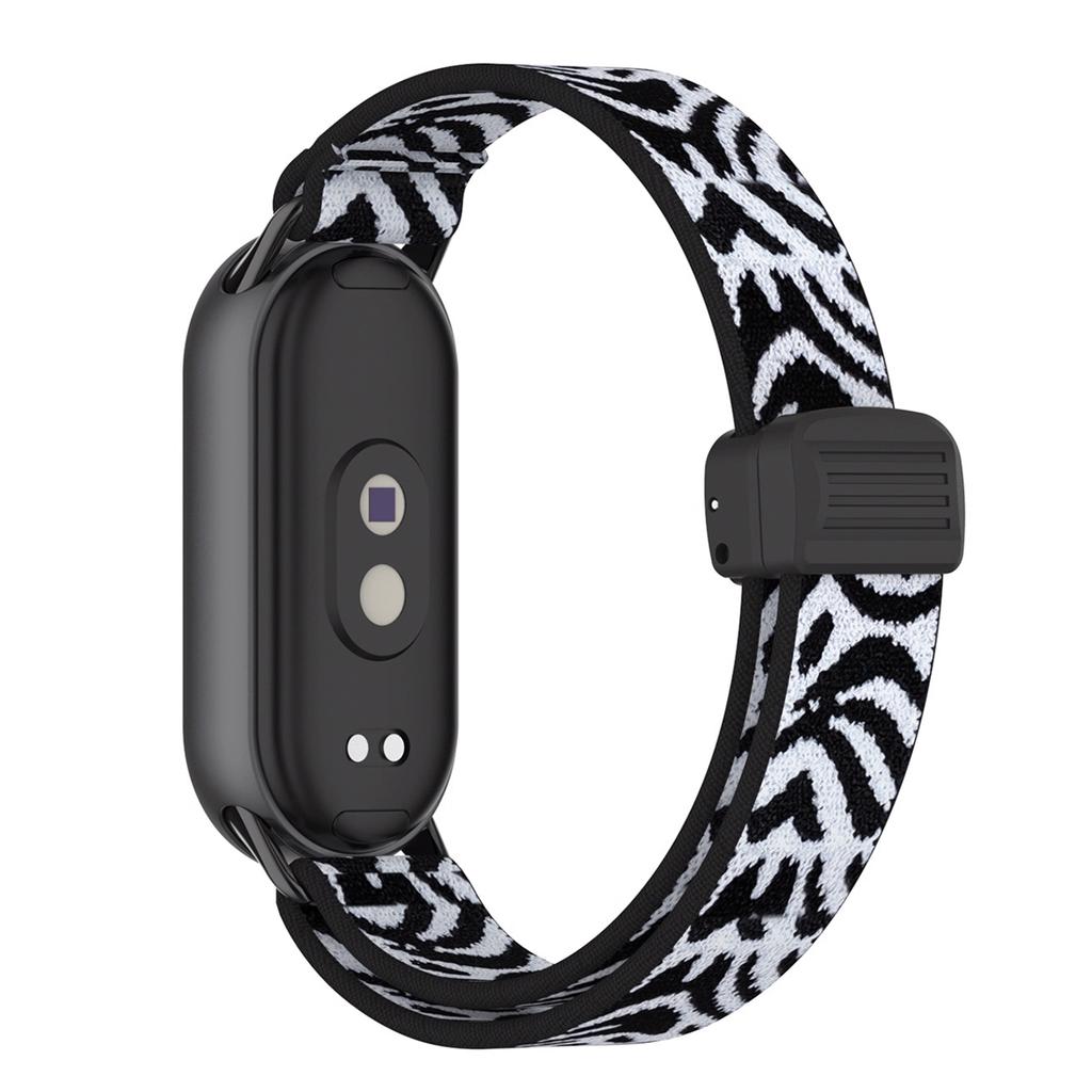 Elastic Nylon Band For Xiaomi Band 10/9/8 Magnetic Braided Sport Band For Miband 10 9 8 NFC Smartwatch Replacement Bracelet