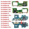 Porta de Carregamento Para Realme 8 4G 8i 7 5G 7i 6 6i 5 Pro 5i 3 Placa de Carregamento Conector USB Placa PCB Dock Socket Peças de Celular
