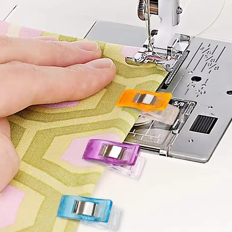 20/40/60PCS Multipurpose Quilting Clips Mix Color Plastic Sewing Clip Fabric Edge Fixed Paper Storage Photo Wall Making Prop ZYF