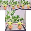 Adorable Star Wars Baby Yoda Plush Doll Keychain Soft Stuffed Toy For Collector