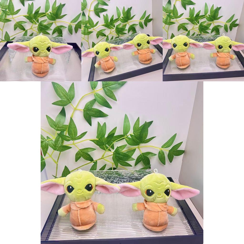 Adorable Star Wars Baby Yoda Plush Doll Keychain Soft Stuffed Toy For Collector