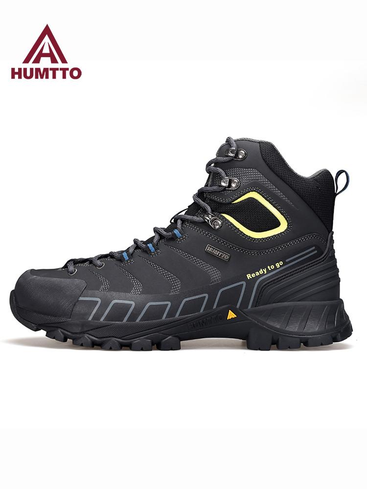 HUMTTO Wanderschuhe Herren Winter Outdoor Sport Kletterschuhe Jagd Taktische Stiefel Warme Damen Trekking Sneaker Knöchelschuhe