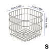 M-Metal Desktop Storage Basket Iron Art Coffee Organizer Kitchen Miscellaneous Items Organizer Makeup Storage Box