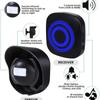 Wireless Waterproof Infrared Sensor Doorbell with Elderly Pager and FCC-ID Certified Home Driveway Alarm