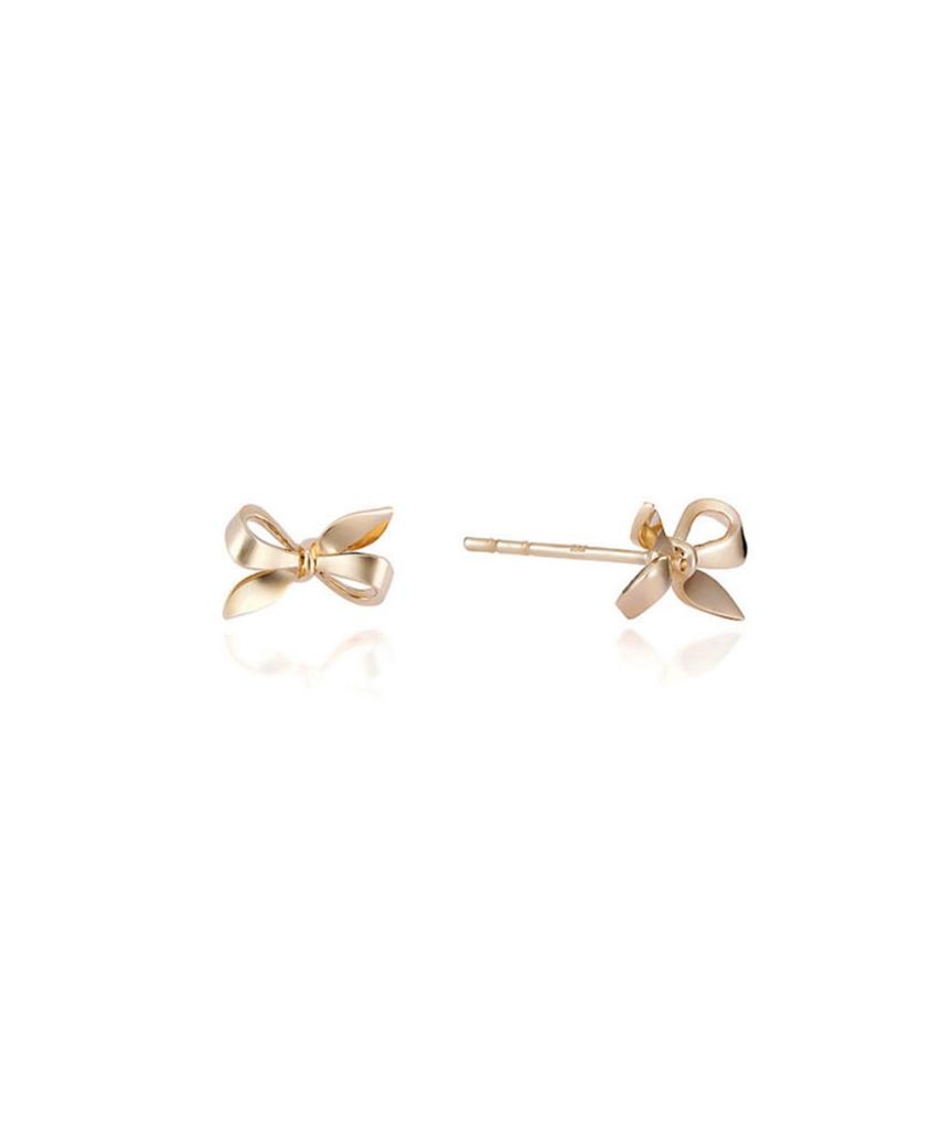 Lloyd Dear Ribbon 10K Gold Earrings Lptq3004T