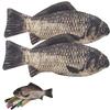 Pencil Case Fish Shaped Novelty Fish Pen Bag Fish Coin Purse Funny Pencil Case Gifts for Office Supply japanese stationery borsa
