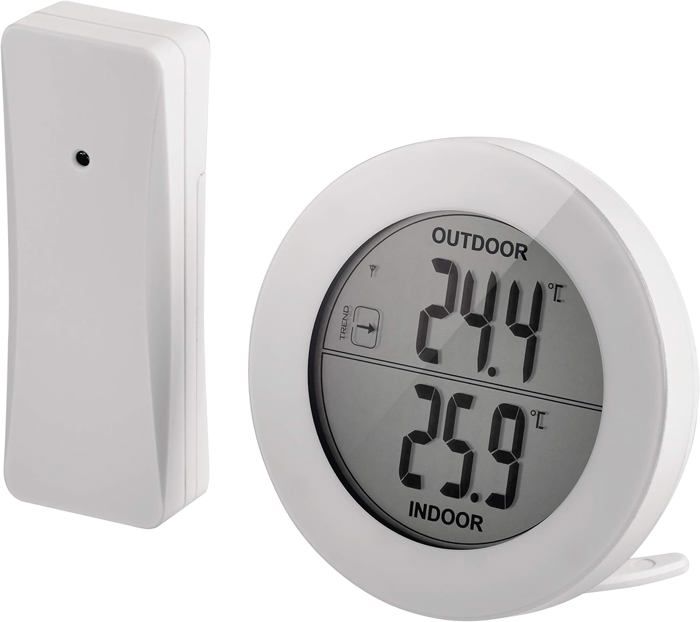 Thermomètre Numérique - Non Spécifié - Modèle Sans Fil - Capteur Extérieur Étanche - Plage -30°C À +50°C