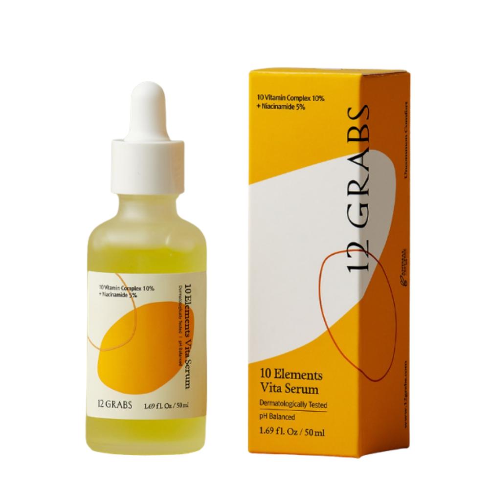 12GRABS 10 Elements Vita Serum – Brightening & Revitalizing Vitamin Serum (50ml)
