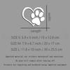 Cute Dog Paw Heart Creative&funny Stickers for Cartoon Fans&lover,high Quality for Car Trucks Motorcycles &laptops