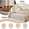 Extra Large Wide Three Layer Air Fiber Blanket Sofa Cover Universal For All Seasons Machine Washable Sofa Slipcover Sofa Protector
