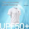 Jeanswest Men's Ice Silk Cooling Sunscreen Short Sleeve T-Shirt