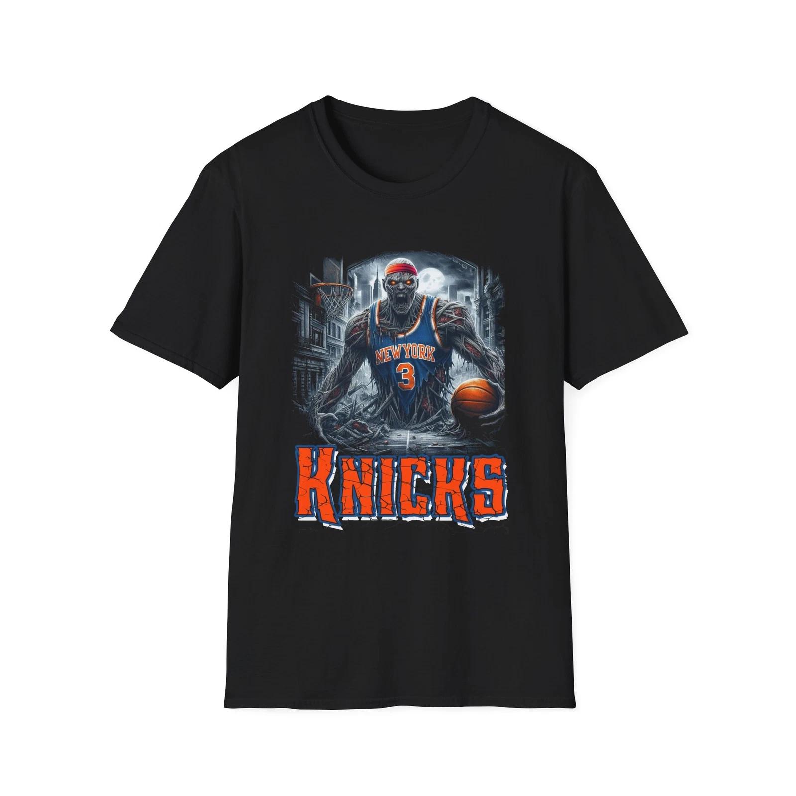 Gotham Ghouls - New York Knicks Horror Mashup T-Shirt XXXL