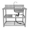 Beifu Kitchen Stainless Steel Sink with Integrated Cabinet and Stand