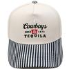 Cowboys & Tequila Cappellino da camionista Ricamo sulla visiera Abbinamento colori vintage Berretto da baseball Maschio Femmina Casual