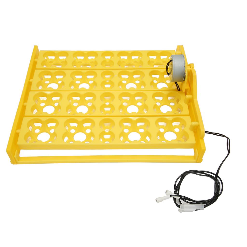 Egg Turning Tray Multifunction Automatic Egg Turner Incubator Tray for 16 Duck Eggs 16 Eggs 72 Quail Eggs Incubation