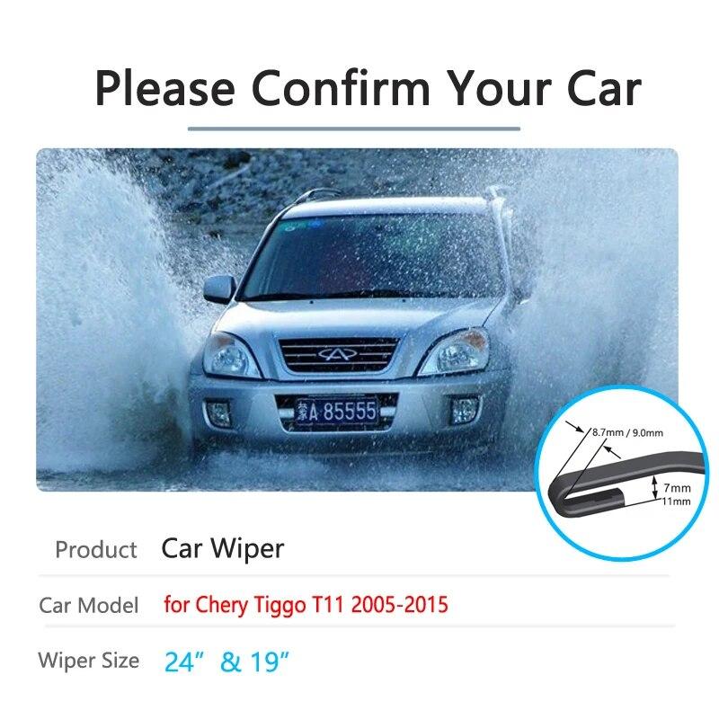 For Chery Tiggo T11 2005~2015 2006 2007 2008 2009 2010 2011 2012 Windscreen Windshield Wipers Car Wiper Blade Car Accessories