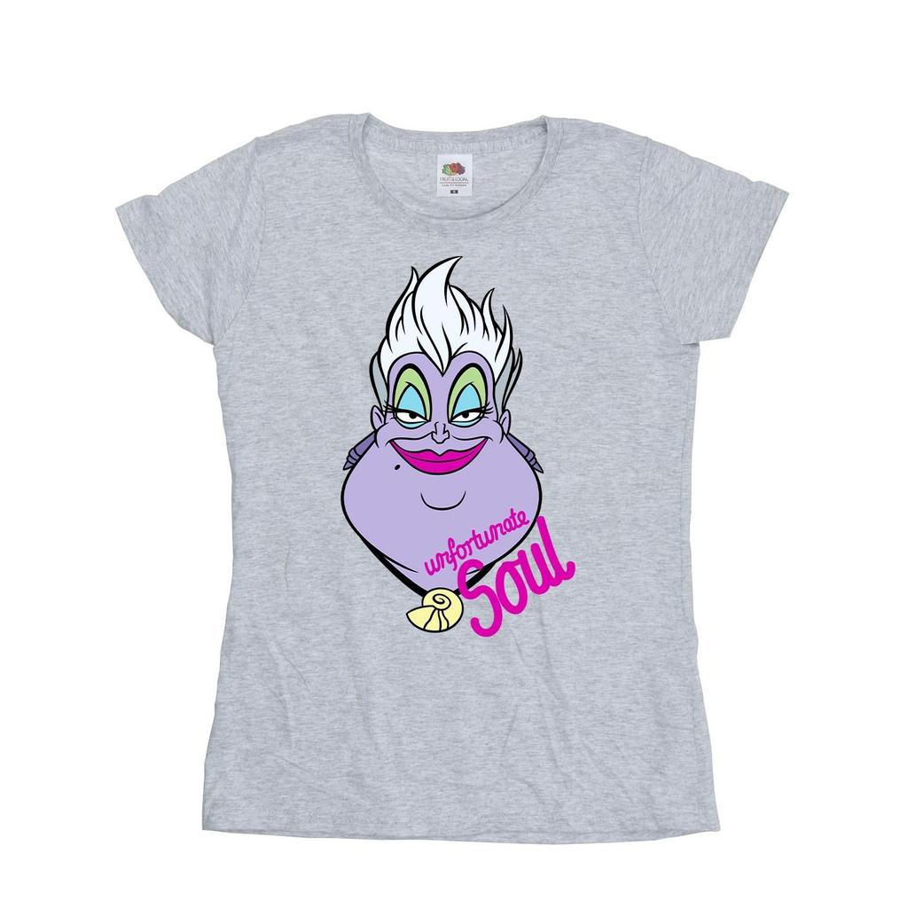 Disney Womens/Ladies Villains Ursula Unfortunate Soul Cotton T-Shirt